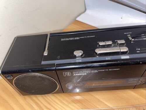 Vintage PANASONIC RX-F3 Stereo Radio Cassette Mini Boombox Japan - photo 4