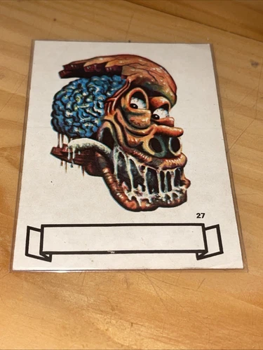 UGLY MONSTER STICKERS - Topps 1966 U.S.A. vintage #27