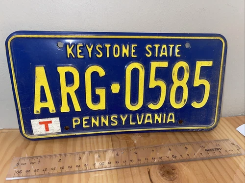 VINTAGE PENNSYLVANIA KEYSTONE STATE License Plate