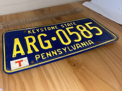 VINTAGE PENNSYLVANIA KEYSTONE STATE License Plate - photo 5