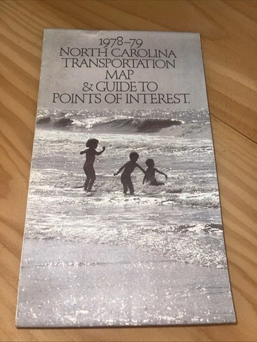 1978/79 North Carolina State-issued Vintage Road Map