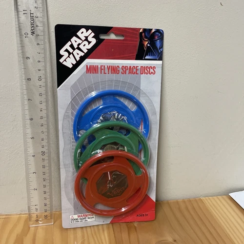 2008 Star Wars Mini Flying Discs Yoda, Vader Sealed