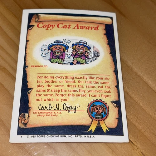 1985 Topps Garbage Pail Kids GPK Series 2 # 64b Luke Warm - photo 2