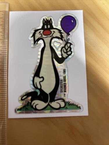 Vintage Stickers 80s PRISM VENDING Machine LOONEY TUNES SYLVESTE - photo 2