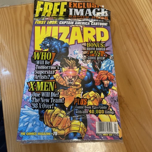 Wizard Comic Magazine #79 Sealed In Poly Bag