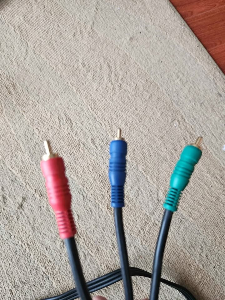 RCA cables. Video and audio. Like new.