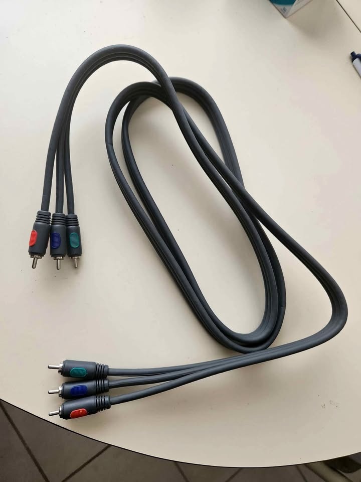 RCA heavy duty cables. Or component cables.