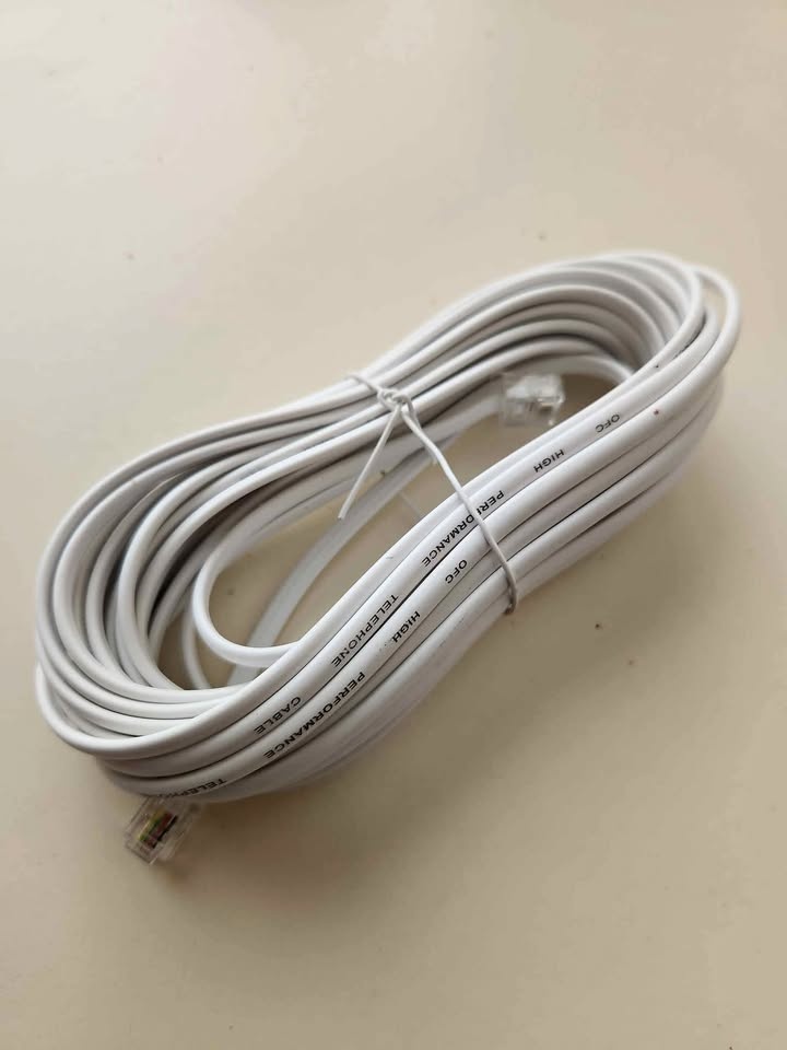 Telephone cable. OFC High performance. About 28 feet. NEW.