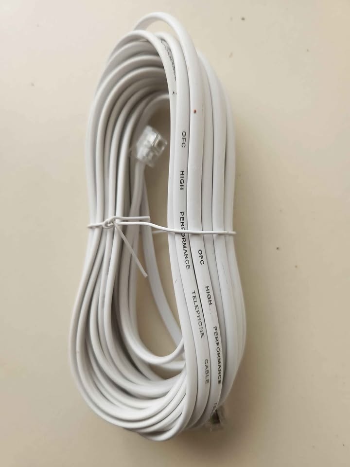 Telephone cable. OFC High performance. About 28 feet. NEW. - photo 3