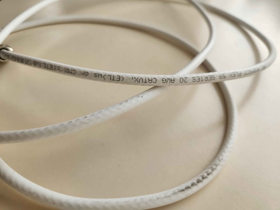 Internet coaxial cable. 6 ft. PPC Perfect flex - photo 2