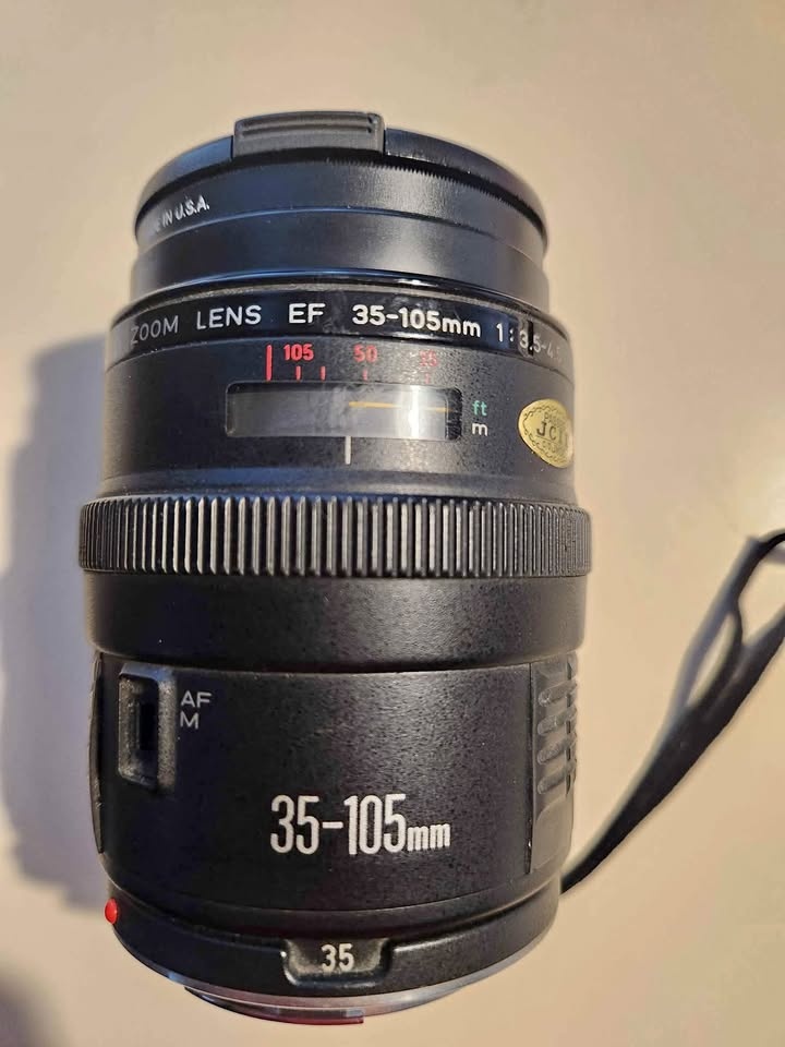 Canon zoom lens 35-105 mm. Made in Japan and USA. Tiffen 58 mm