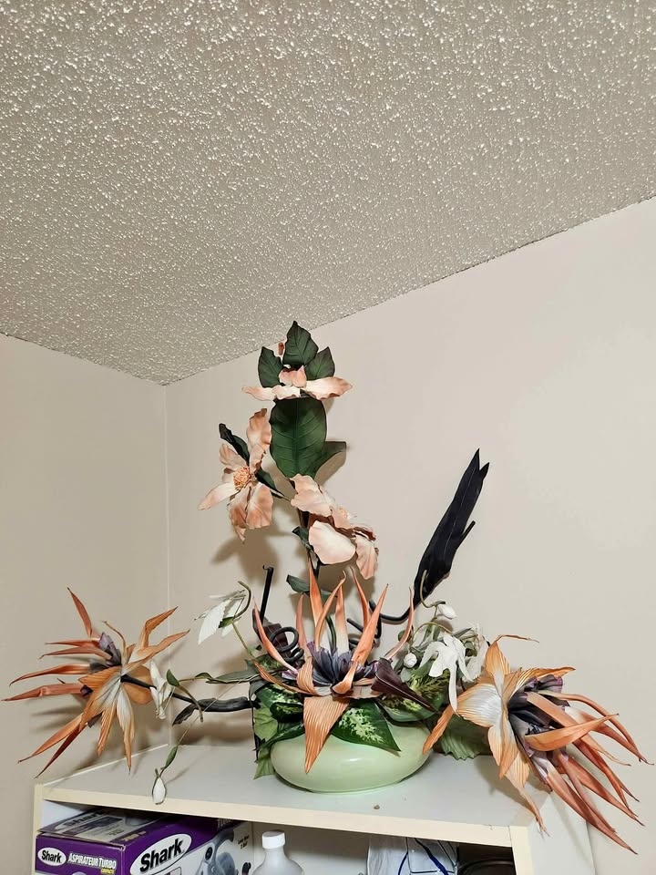 Flowers silk 30"W x 24" H