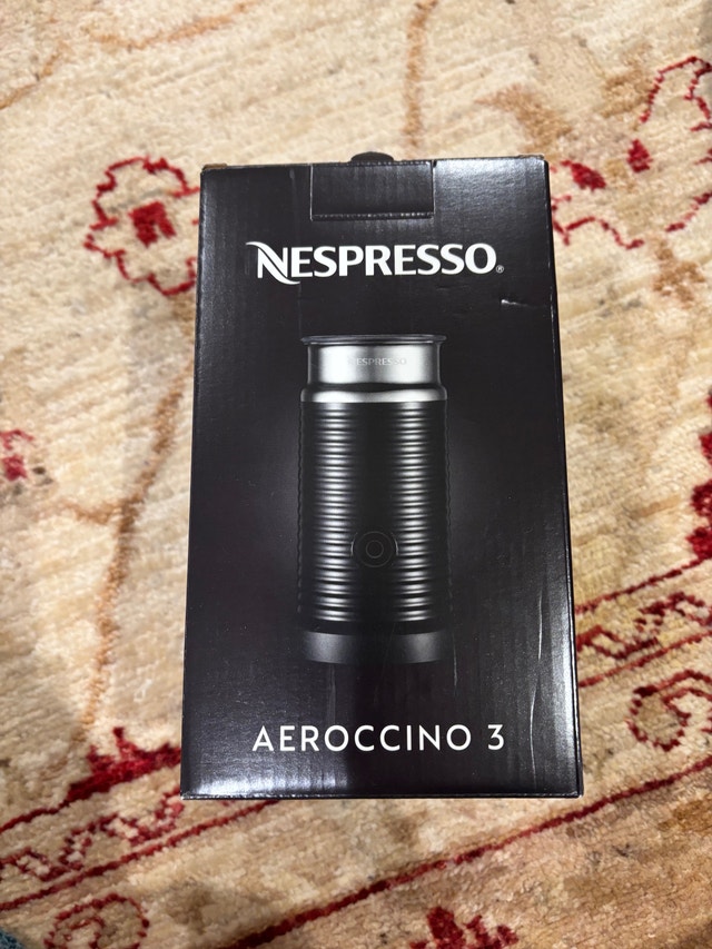 Nespresso Aeroccino 3 Milk Frother - BRAND NEW