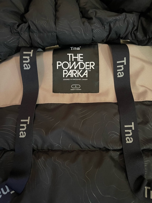 TNA The Powder Parka in Taupe - Size Small - photo 3