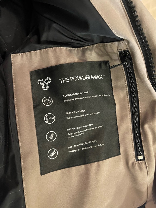 TNA The Powder Parka in Taupe - Size Small - photo 4