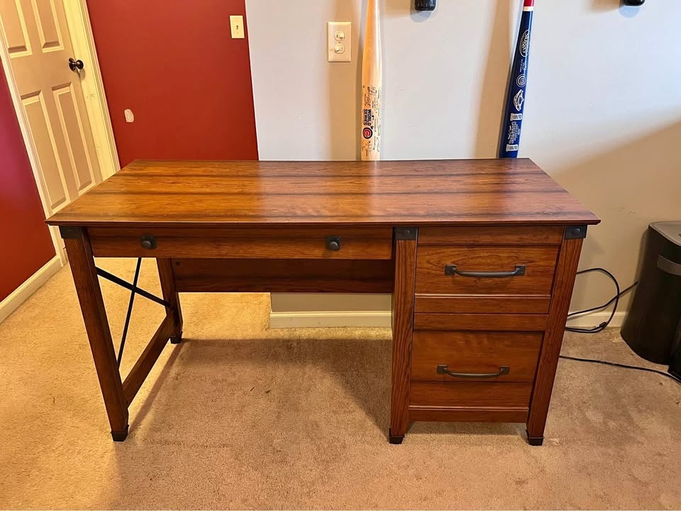 Desk with drawers