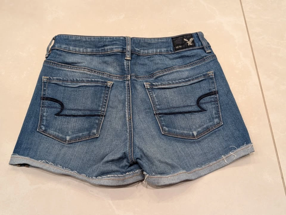 American Eagle Womens Size 8 Blue Jean Hi-Rise Shortie - photo 5