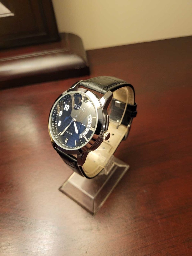 New Black Skone Men’s Fashion Wrist Watch - photo 2