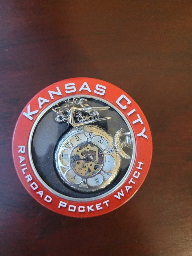 Kansas City Railroad Pocket Watch