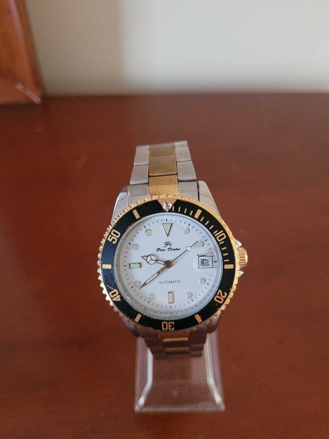 Brand New Men's Gold Two-Tone Automatic Watch