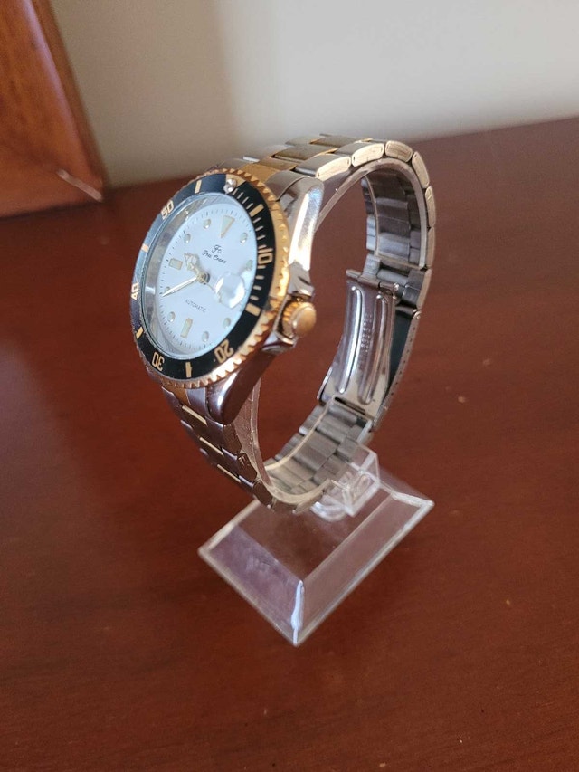Brand New Men's Gold Two-Tone Automatic Watch - photo 2