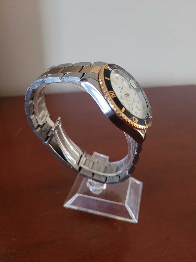 Brand New Men's Gold Two-Tone Automatic Watch - photo 3