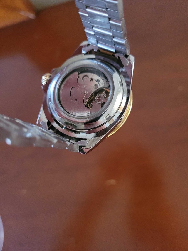 Brand New Men's Gold Two-Tone Automatic Watch - photo 4