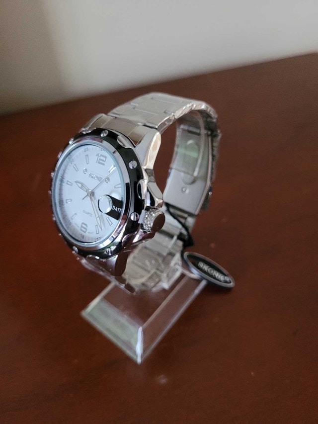 Brand New Skone White and Silver Quartz Men's Watch - photo 2