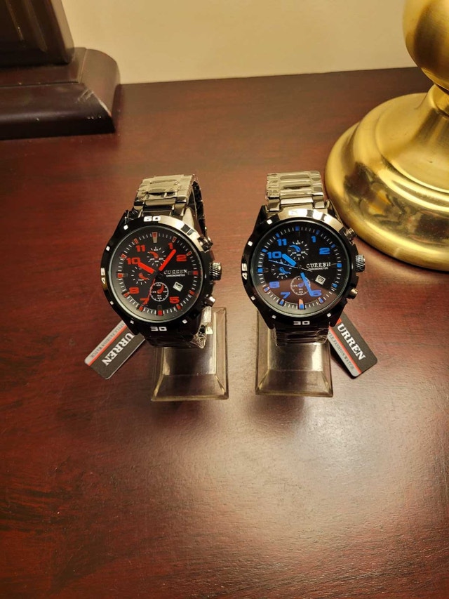 Two Brand New Men's Curren Chronometer Watch - photo 4