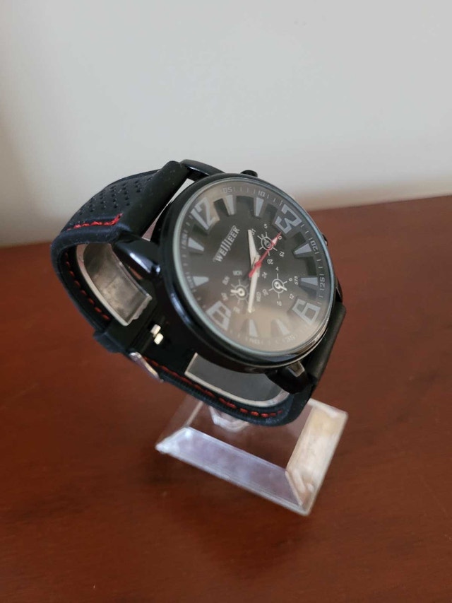 Brand New Men's Weijieer Black Analog Watch - photo 3