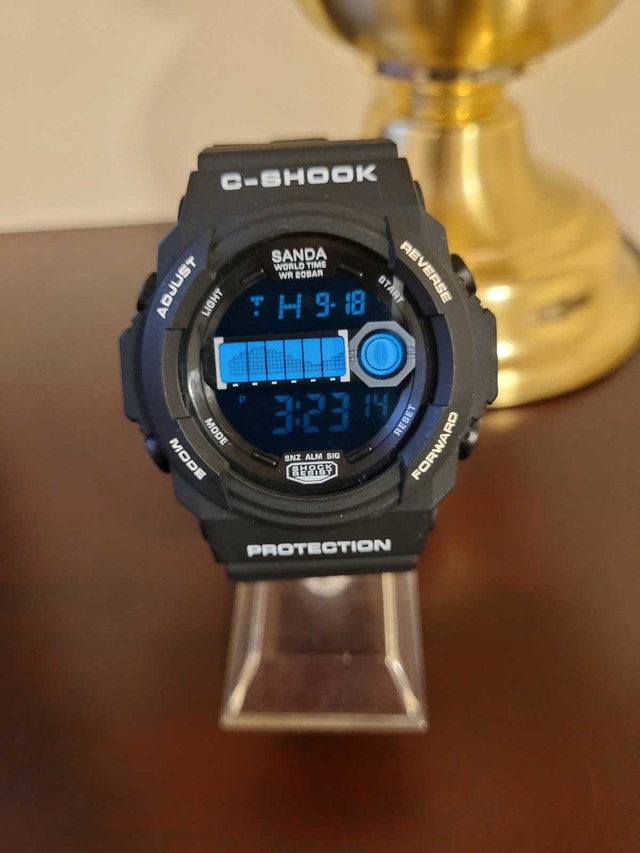 New Black Digital C shook Fashion watch