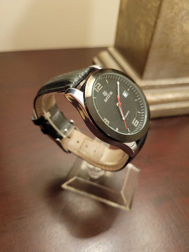 Brand New Skone Black Quartz Men's Watch - photo 3