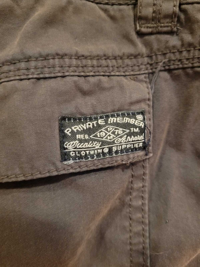 Private Member 1976 Men's Gray Cargo Shorts - photo 4