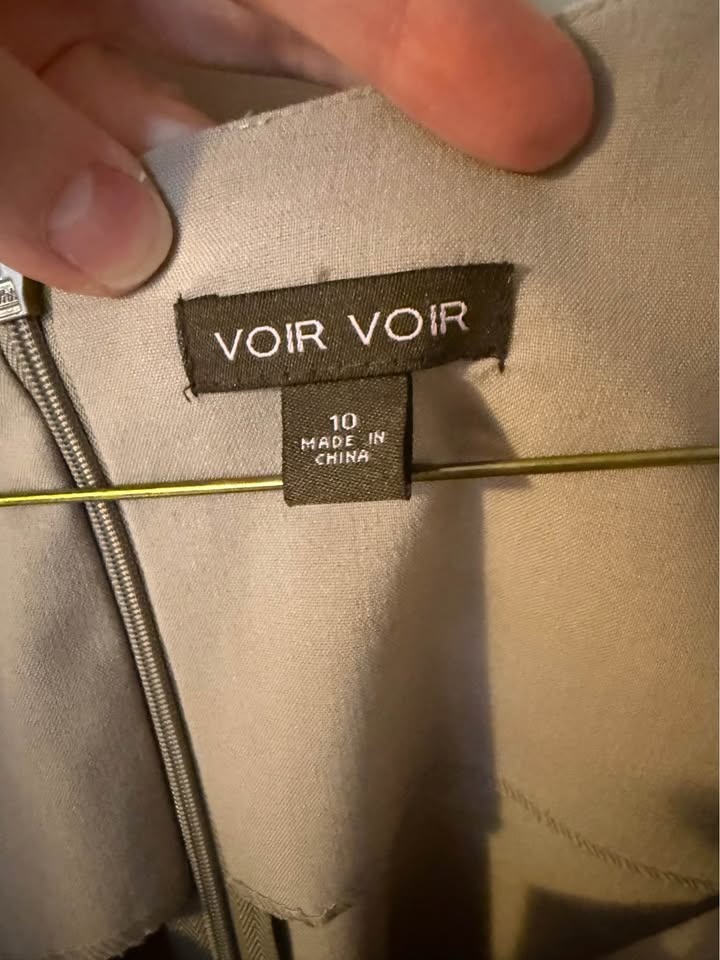 Voir Voir Ladies Work Dress - Size 10 - Black & Beige - photo 3
