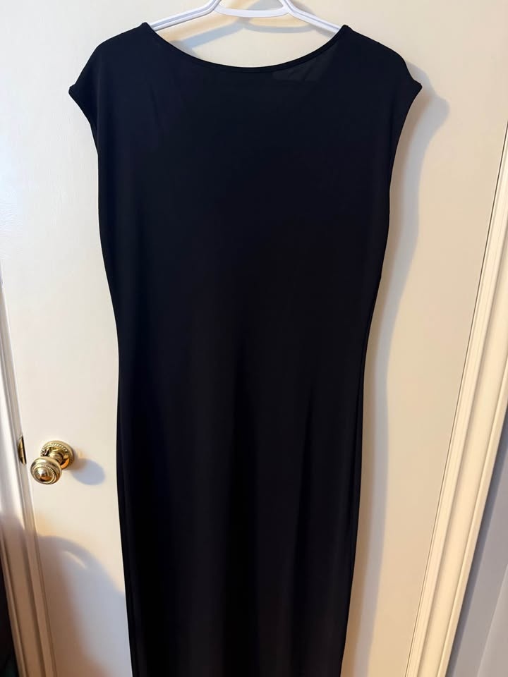 Vintage Fenn Wright Manson Ladies Maxi Dress - Size XL - Black - photo 2