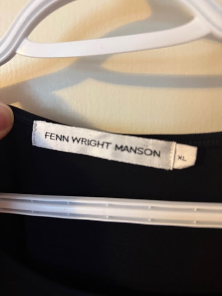 Vintage Fenn Wright Manson Ladies Maxi Dress - Size XL - Black - photo 3