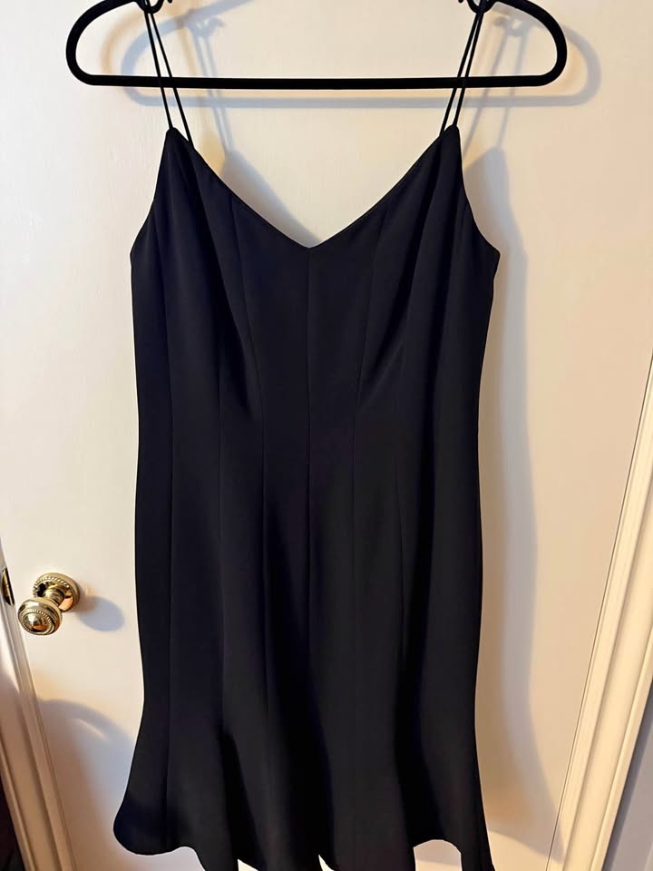 Vintage Evan Picone Dress - Size 10 - Black