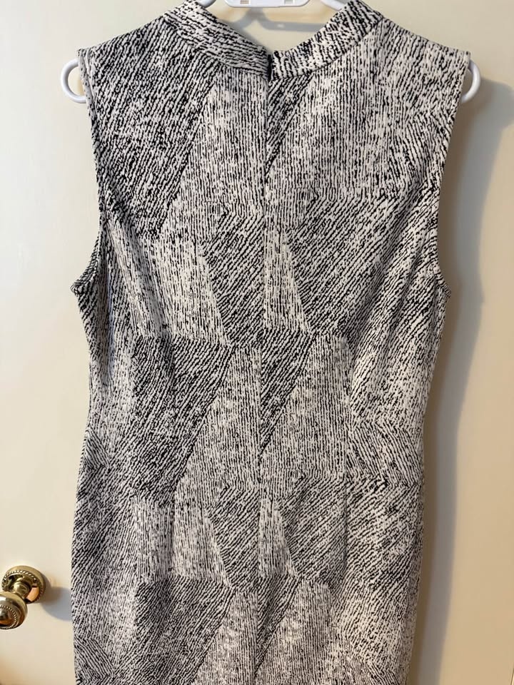 Sharagano Ladies Dress - Size 12 - Black & White - photo 2