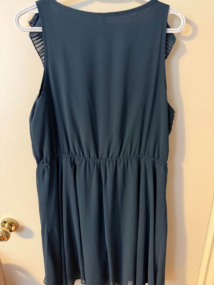 Lauren Conrad Brand Ladies Dress - Size 16 - Teal - photo 2