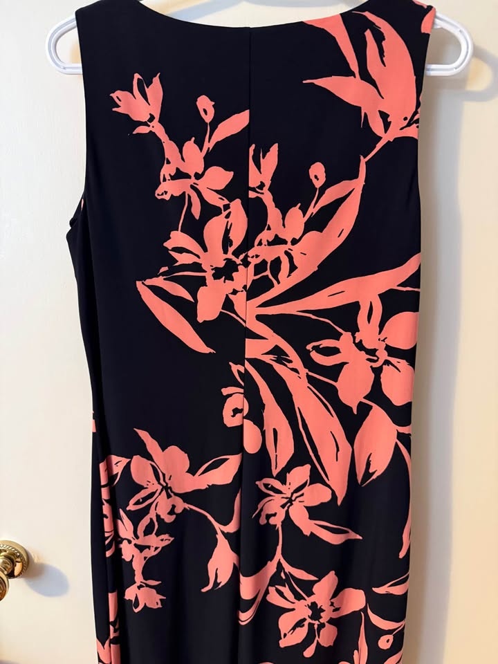 Lauren by Ralph Lauren Ladies Dress - Size 12 - Navy & Pink - photo 2