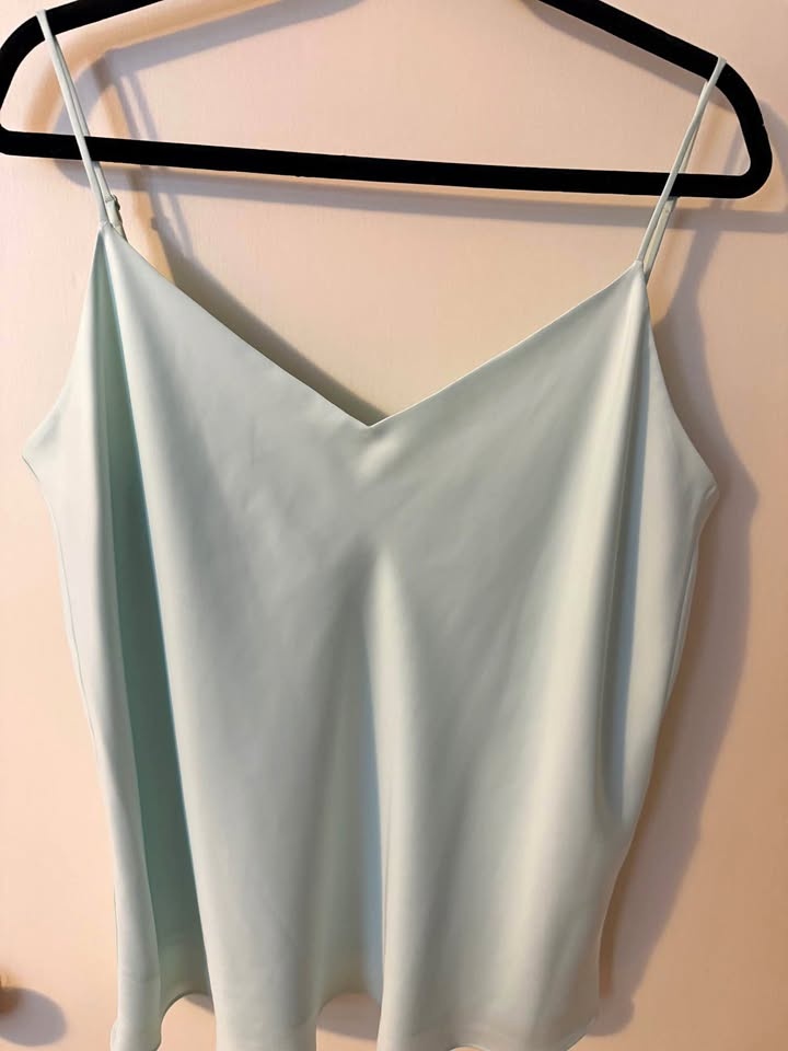 Club Monaco Ladies Camisole - Size XL - Mint Green