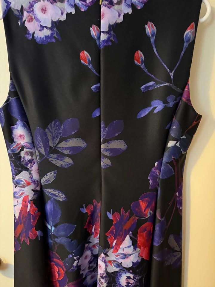DKNY Ladies Dress - Size 12 - Black Floral - photo 2