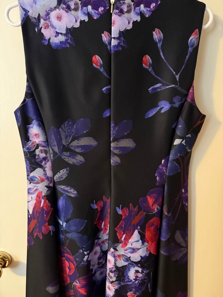 DKNY Ladies Dress - Size 12 - Black Floral - photo 3