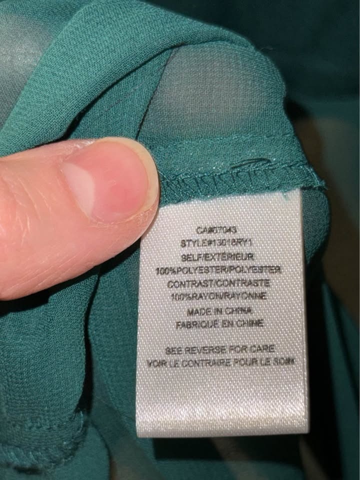 Daniel Rainn - Ladies Blouse - Size L - Green - photo 4