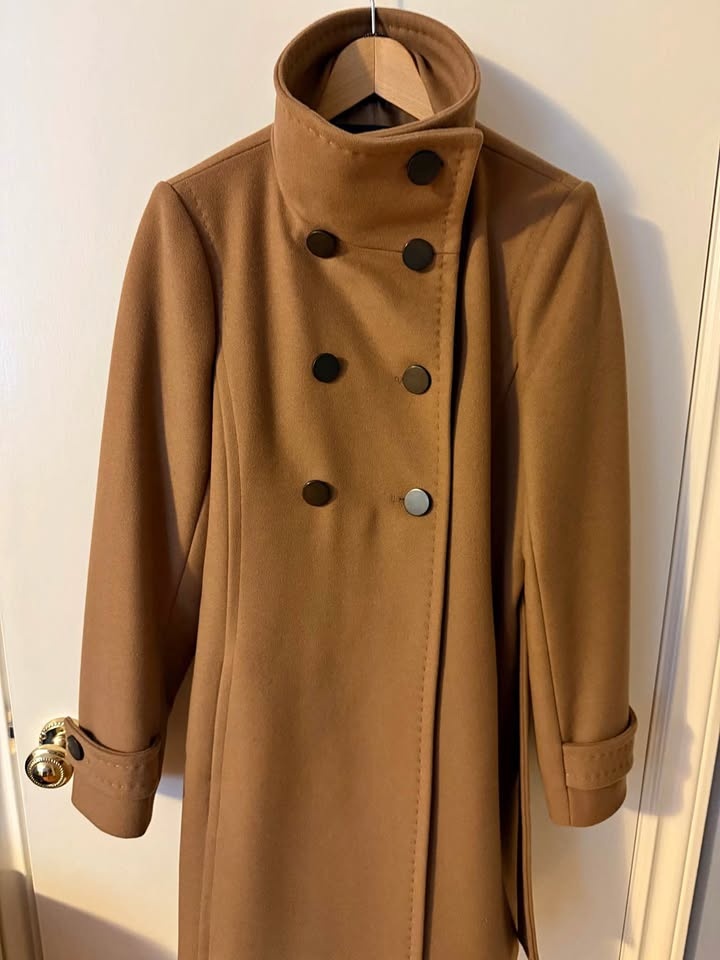 Aritzia Wool Military Jacket Camel Size L