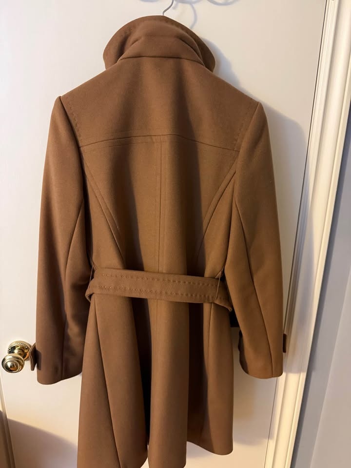 Aritzia Wool Military Jacket Camel Size L - photo 5