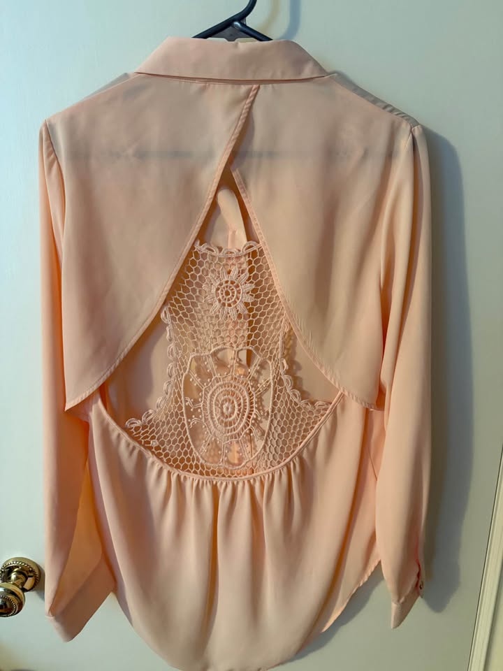 Material Girl Blouse - Ladies XL - Light Pink - photo 2