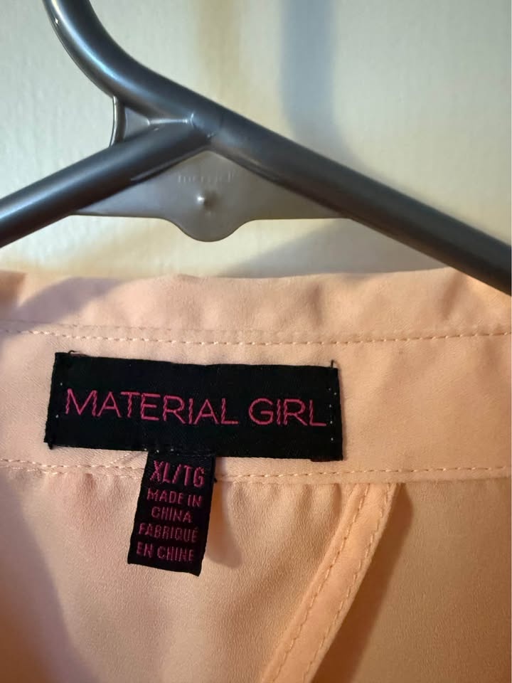 Material Girl Blouse - Ladies XL - Light Pink - photo 3