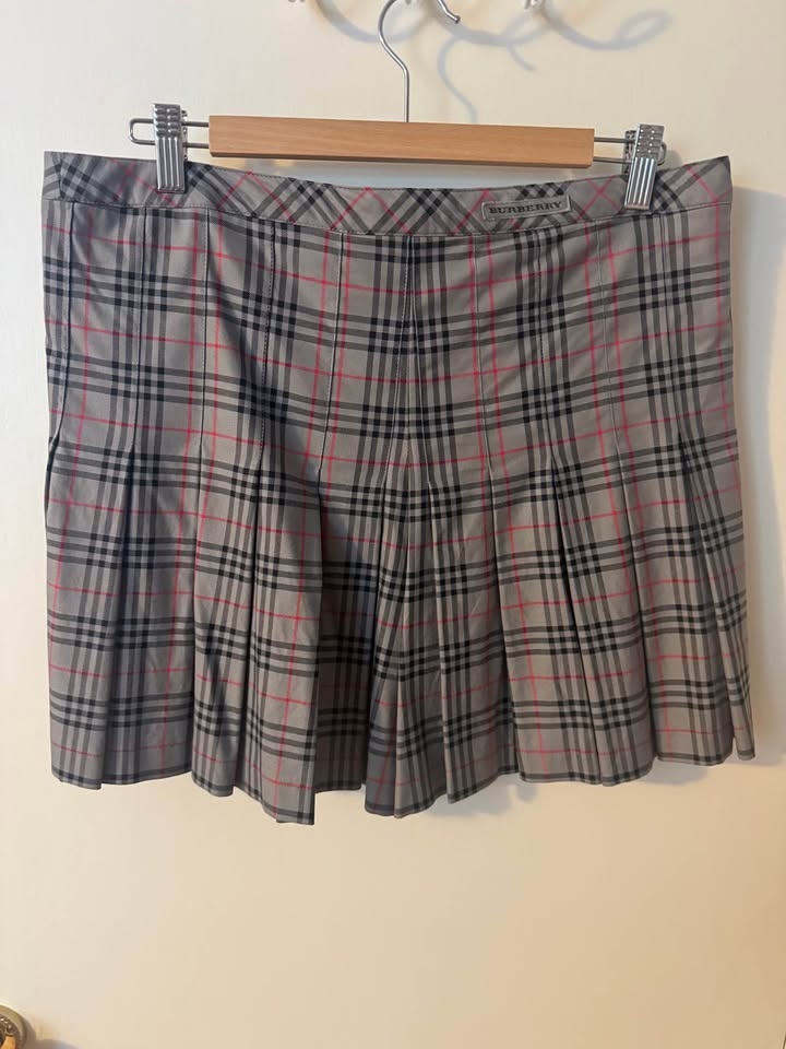 Ladies Skort - Burberry Golf - Size 12 - Grey Plaid - photo 2