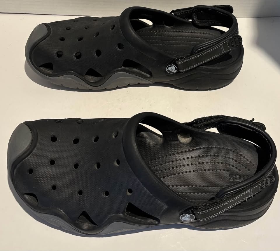 Crocs Swiftwater Clogs Waterproof Adjustable Men's Size 10 Black - photo 3